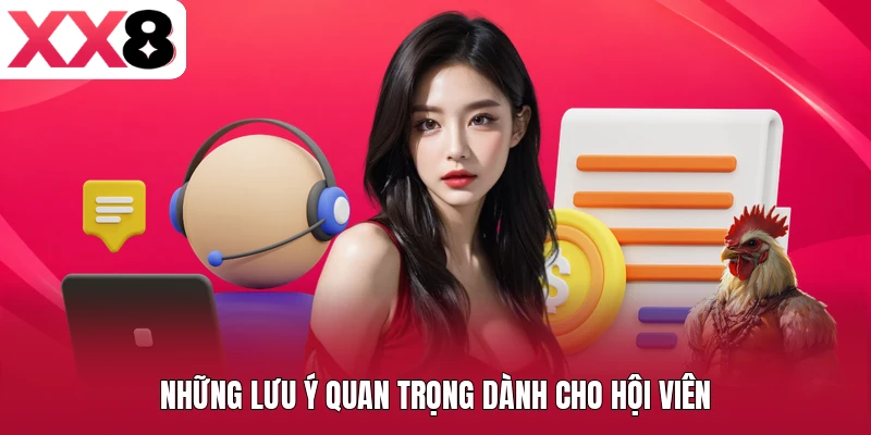 Những lưu ý quan trọng dành cho hội viên